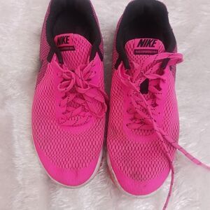 Nike Womens Flex Experience pink Running Shoes Sneakers Size 8